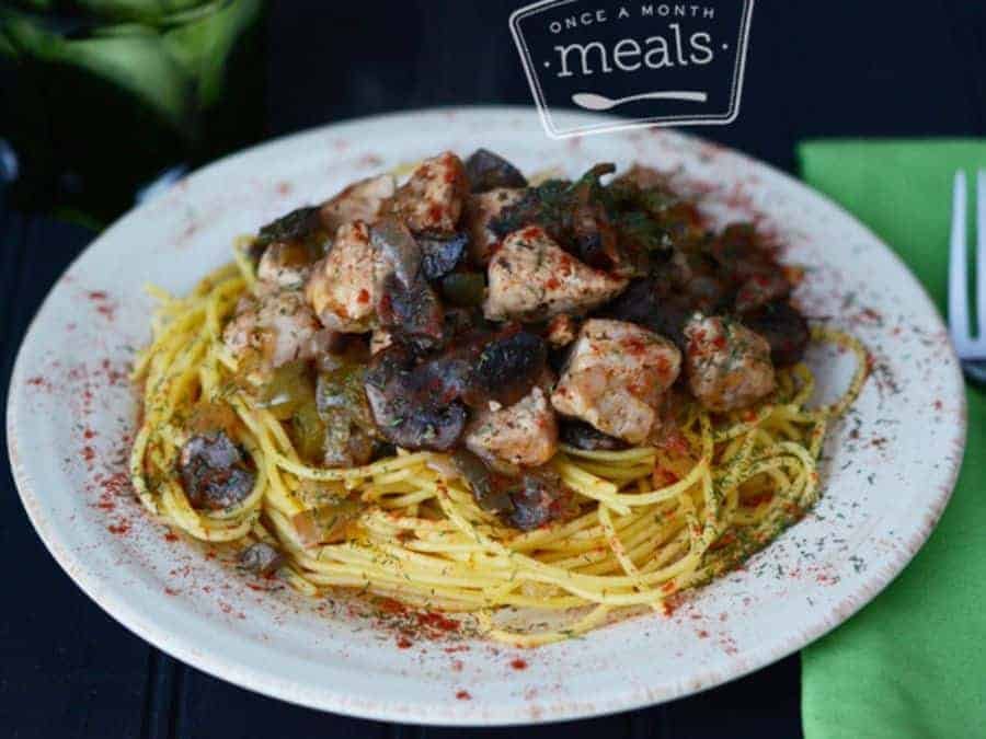 Once a month meals meal delivery