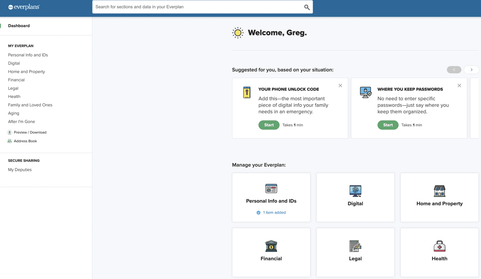 everplans estate planning 