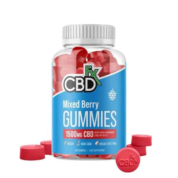 CBDfx mixed berry gummy