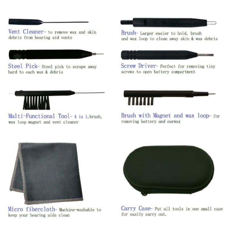 hear-better hearing aid cleaning kit