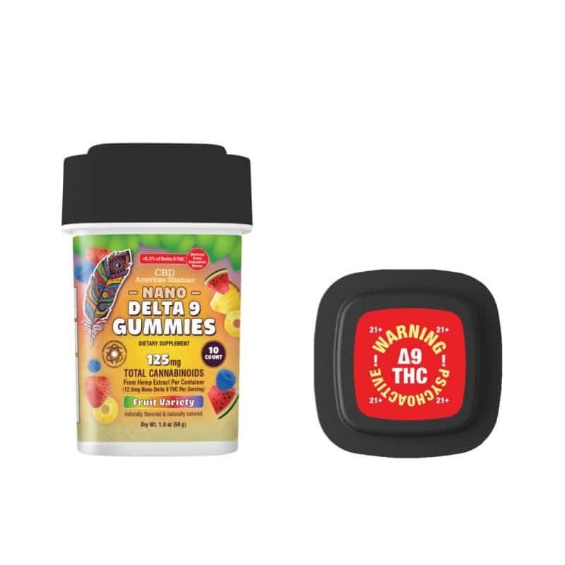 CBD American Shaman Delta-9 gummies