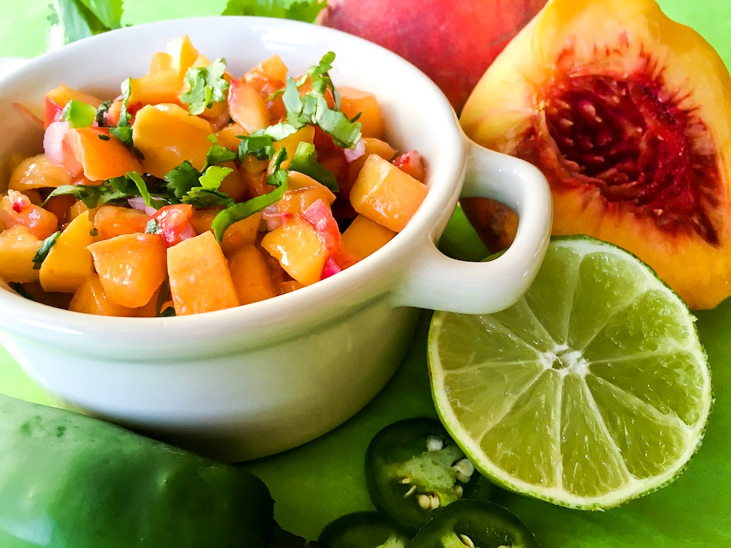 Spicy Peach Salsa